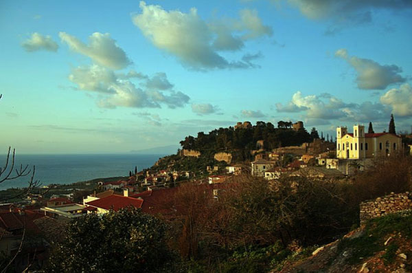 Growing Olives and Making Olive Oil - A Long Tradition - Here the church in the old town.